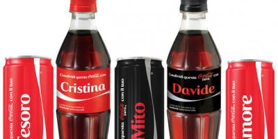 #Condividiunacocacola le lattine personalizzate arrivano in Italia